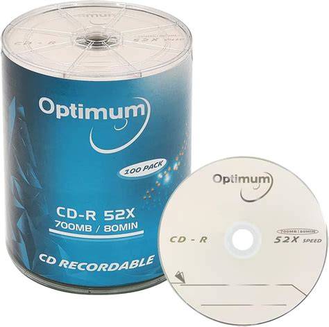 700MB 52x CD-R Media - Pack of 100