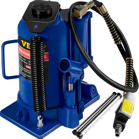 AFF Durable, 20 Ton Super Duty Low Profile Air/Hydraulic Bottle Jack with Welded Tank and Frame, Specially Engineered Air Motor, 5621SD