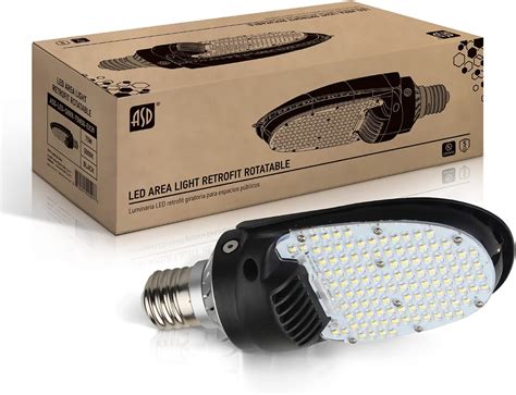 ASD LED Paddle Bulb 95W(150W MHL Equivalent) 5000K Daylight 10622Lm 120-277V UL & DLC, Outdoor LED Corn Bulb EX39 Rotatable Base, LED Parking Light Bulb, Post Light Bulb, Mogul Base Light Bulb, 8 pack