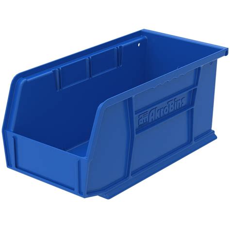 Akro-Mils 30255 AkroBins Plastic Storage Bin Hanging Stacking Containers, (11-Inch x 16-Inch x 5-Inch), Yellow, (6-Pack)