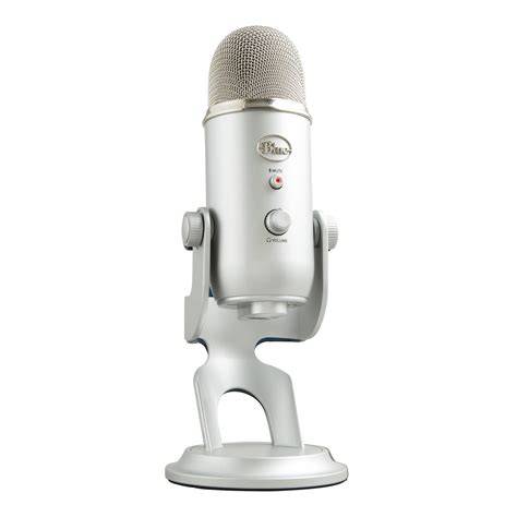 Blue Yeti USB Mic for Recording & Streaming on PC and Mac, 3 Condenser Capsules, 4 Pickup Patterns, Headphone Output and Volume Control, Mic Gain Control, Adjustable Stand, Plug & Play - Space Gray