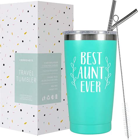 CARAKNOTS Birthday Gifts for Her Sister Gifts from Sister Brother Personalized Wine Tumbler Funny Graduation Valentines Christmas Gifts for Soul Sister BFF Women Coffee Wine Tumbler Rose Gold