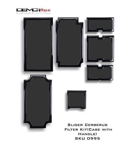 Best Cyber Monday 🔥 DEMCiflex Dust Filter Kit for Sliger Cerberus X Filter Kit (Case Without Handle)