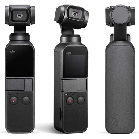 DJI Pocket 2 - Handheld 3-Axis Gimbal Stabilizer with 4K Camera, 1/1.7” CMOS, 64MP Photo, Pocket-Sized, ActiveTrack 3.0, Glamour Effects, YouTube TikTok Video Vlog, for Android and iPhone, Black