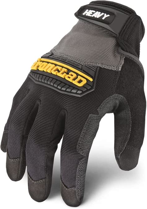 Ironclad Heavy Utility Work Gloves HUG, High Abrasion Resistance, Performance Fit, Durable, Machine Washable, 1 Pair, XXL