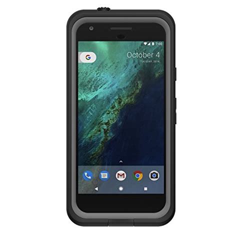 Lifeproof FRĒ SERIES Waterproof Case for Google Pixel XL (5.5" VERSION ONLY) - Retail Packaging - ASPHALT (BLACK/DARK GREY)