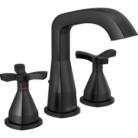 Matte Black Two Handle Widespread Bathroom Faucet for Sink 3 Hole High-arc Basin Faucet with Pop Up Drain Assembly cUPC Water Supply Lines Included, Matte Black…