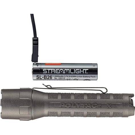 ☑ Streamlight PolyTac X, Multi-Fuel, Professional Tactical Flashlight