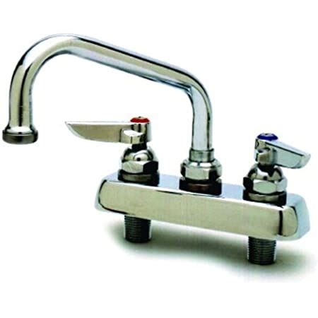 TS Brass B-1111 Workboard Faucet with Swing Nozzle, Chrome