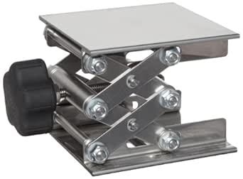 Talboys 960054 300 Stainless Steel Labjaws Heavy-Duty Lab-Lift, 3" x 3" Deck, 20 lbs Load Capacity