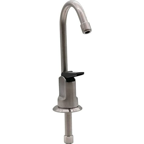 New Product Westbrass D203-NL-01 6" Touch-Flo Style Pure Cold Water Dispenser Faucet, 1-Pack, Polished Brass