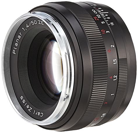 Deal Product Zeiss Classic Planar ZE T 1.4/50 Standard Camera Lens for Canon EF-Mount SLR/DSLR Cameras, Black (1677817)